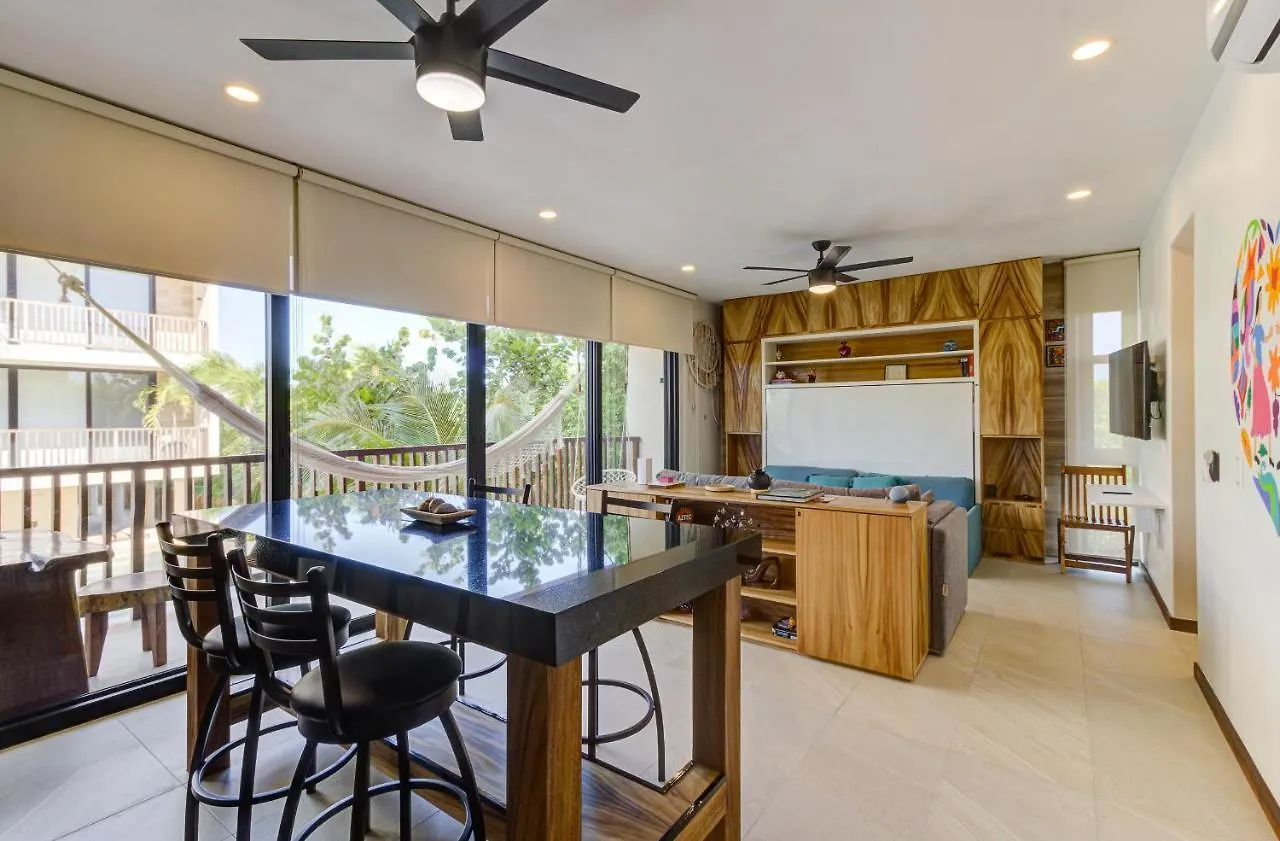 Amazing Pool View Loft Steps Away From The Beach -B102 Hotel Isla Holbox 0*,